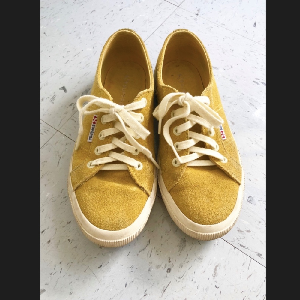 SUPERGA Marigold Suede Cotu Classic Sneakers